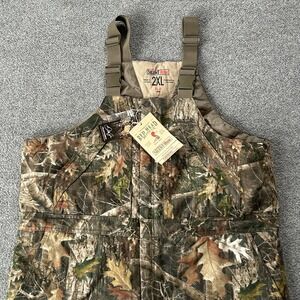RedHead Bib Overalls Mens 2XL Camo Silent Hide Insulated Hunting Snow Pants